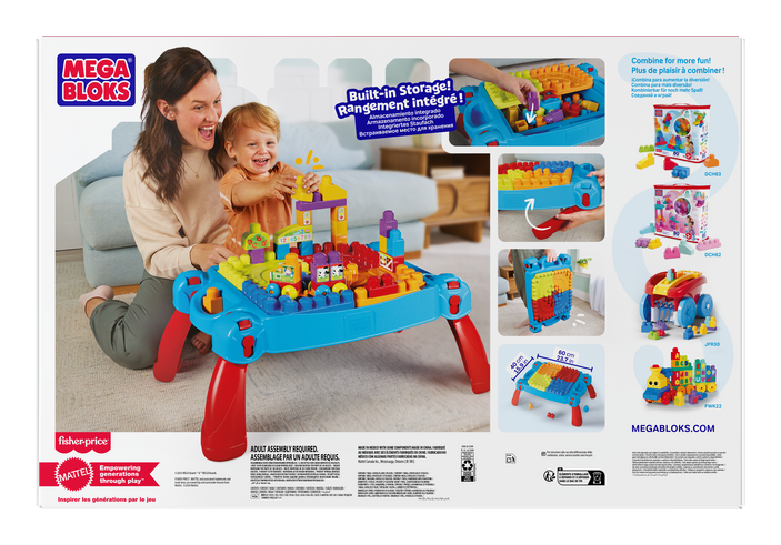 Mega Bloks Preschool Build 'n' Learn Table
